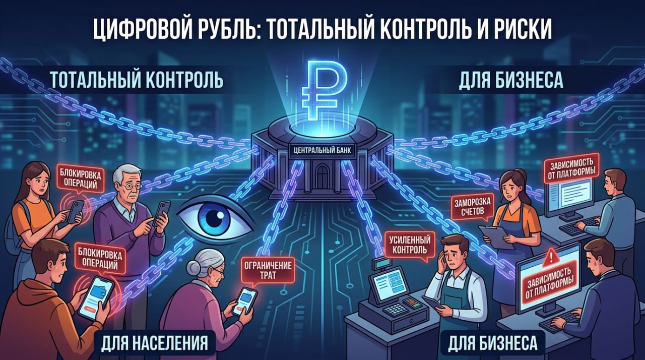 Цифровой рубль: новые возможности или скрытые риски?  