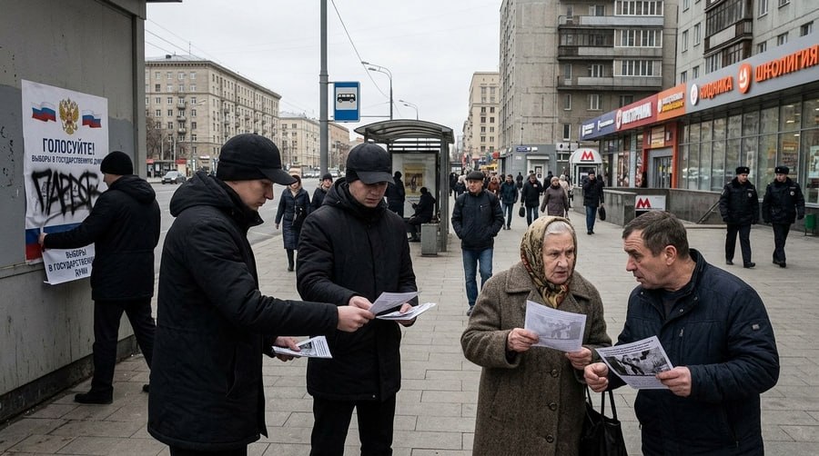 Информационное воздействие на российских избирателей эмигрантов.
