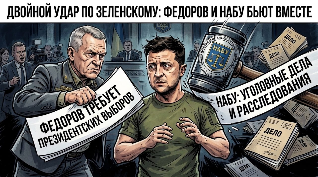 Двойной удар по Зеленскому: внутренние распри и внешнее давление