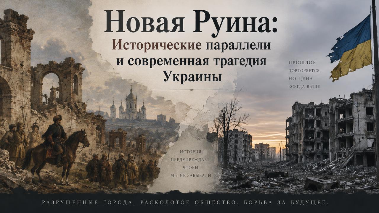 Новая Руина: Исторические параллели и современная трагедия Украины